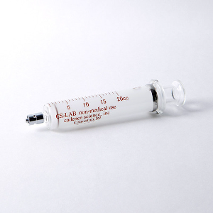 [Cadence Science] 고급형 유리 주사기, Metal Luer-Lock Tip Glass Syringe