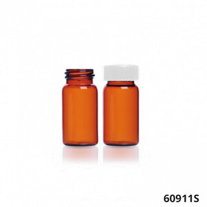 [Kimble®] 갈색 샘플 바이알 Amber Sample Vial Open Top Cap