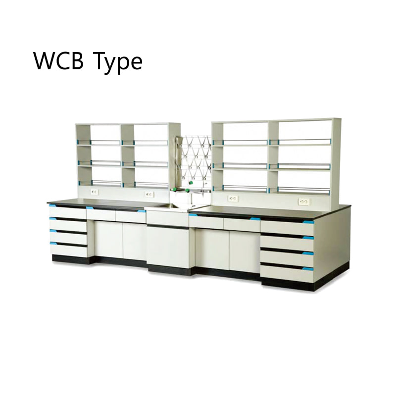 목재형 중앙실험대, WCB TypeCenter Table목재형w3000 x d1500 x h1800mm Model: WCB3000