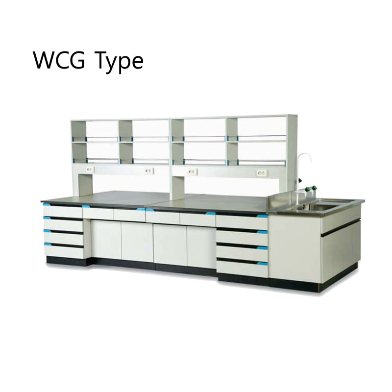 목재형 중앙실험대, WCG TypeCenter Table목재형w2400 x d1500 x h1800mm Model: WCG2400