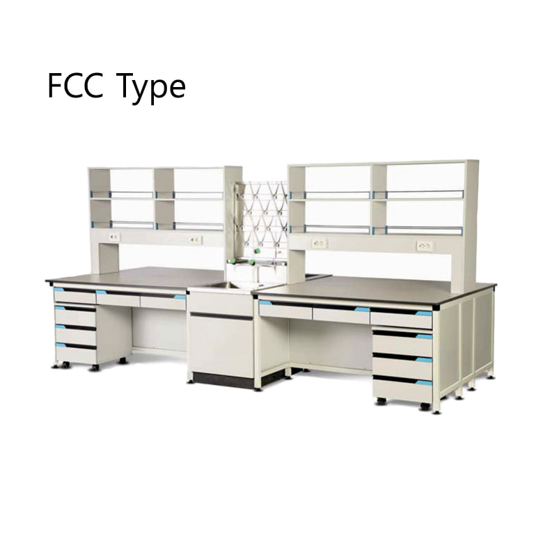 프래임형 중앙실험대, FCC TypeCenter Table프래임형w4800 x d1500 x h1800mm Model: FCC4800
