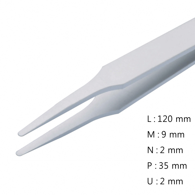 플라스틱 트위저, Rubis®,RU-K2ATweezerPolymer AlloyK시리즈,L120mm Model: RU-K2A