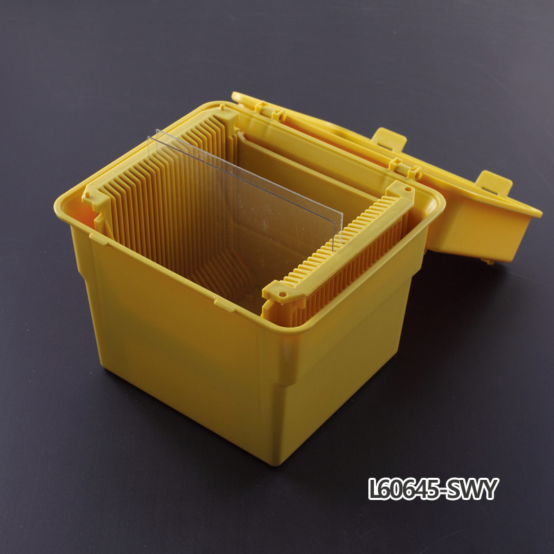 마스크용 캐리어와 박스Mask Carrier &amp; Box6 inch PP (Yellow) Model: L60645-SWY
