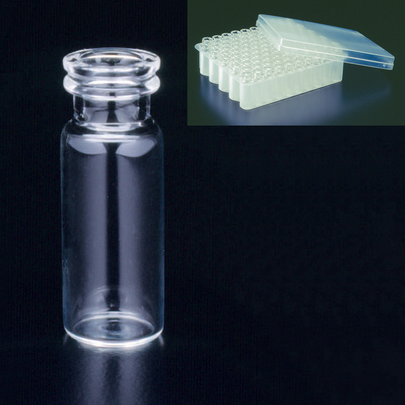 2 ml 광구 스냅 캡 과 크림프-탑 겸용 바이알, 11 mm Crimp-topAmber Plastic Outside Vial100ul Glass Insert11mm Crimp Model: 30111G-1232A